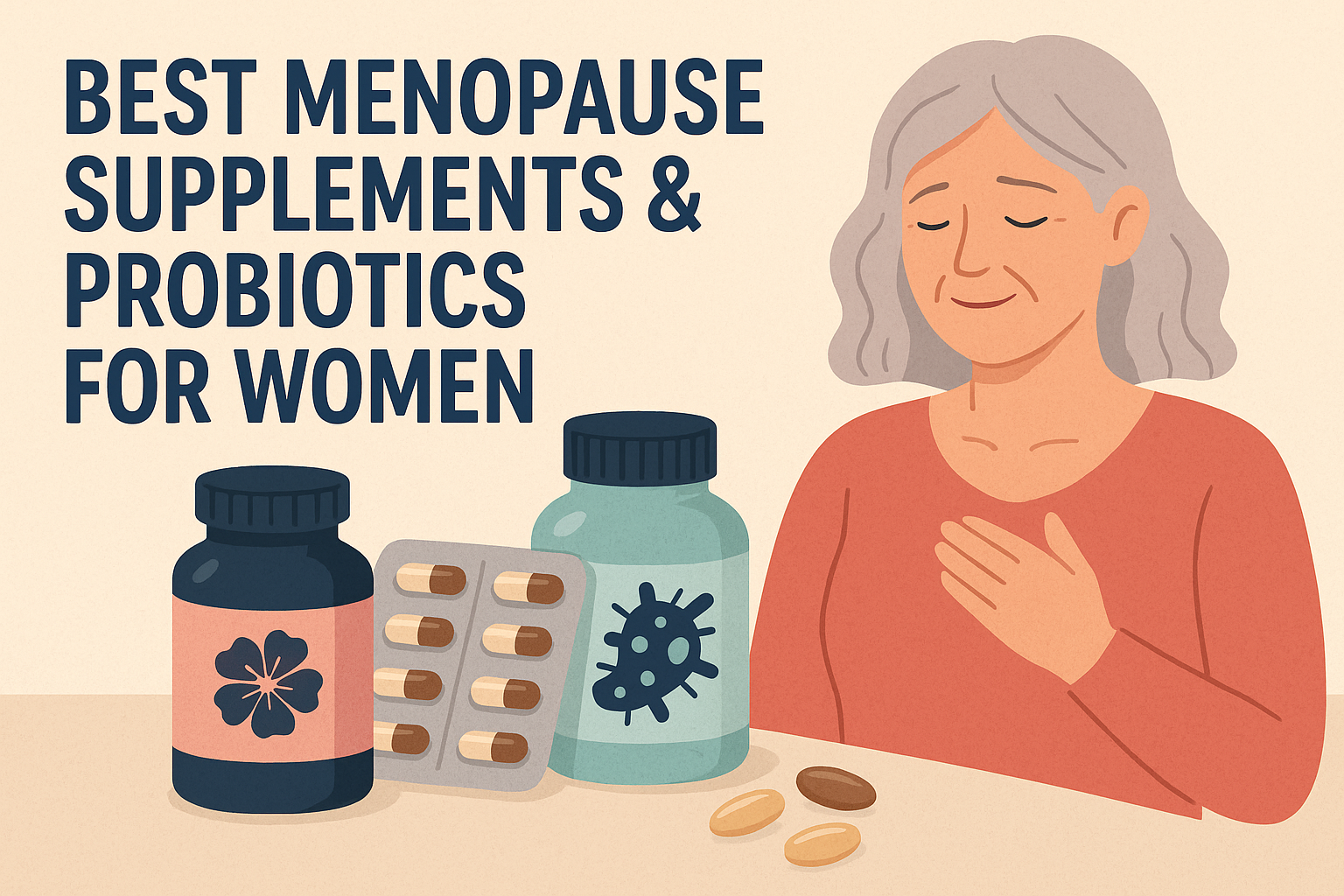 🌸 Best Menopause Supplements & Probiotics for Women in 2025