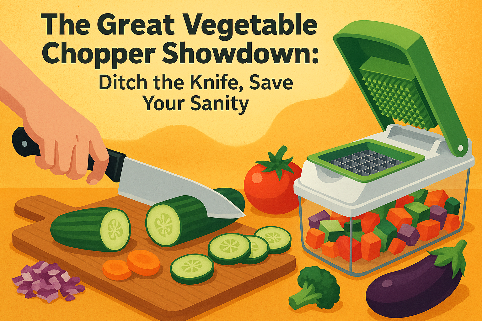 The Great Vegetable Chopper Showdown: Ditch the Knife, Save Your Sanity